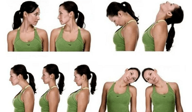 Ejercicios para la osteocondrosis del cuello uterino
