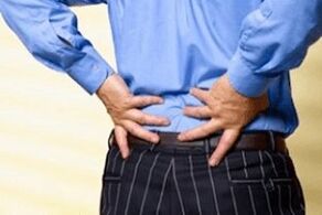 Dolor de espalda con osteocondrosis lumbar